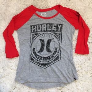 Hurley 3 quarter sleeve shirt